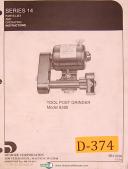 Dumore-Dumore Series 14 8385, Tool Post Grinder, Operations and Parts Manual Year 1994-8385-Series 14-01